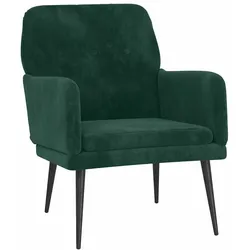 vidaXL Sessel Dunkelgrün 62x79x79 cm Samt