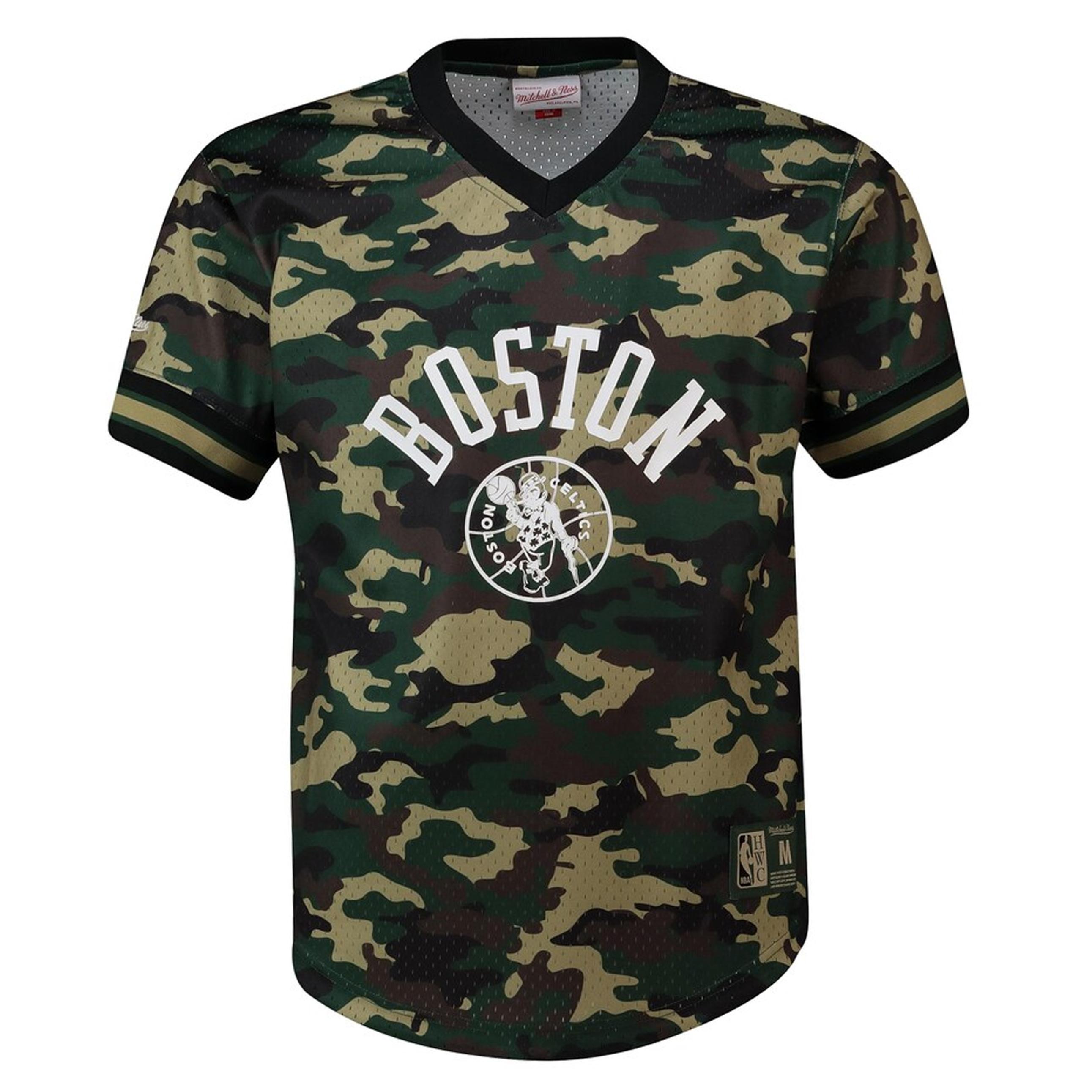 Mitchell & Ness NBA Boston Celtics Heren Camo Mesh T-shirt