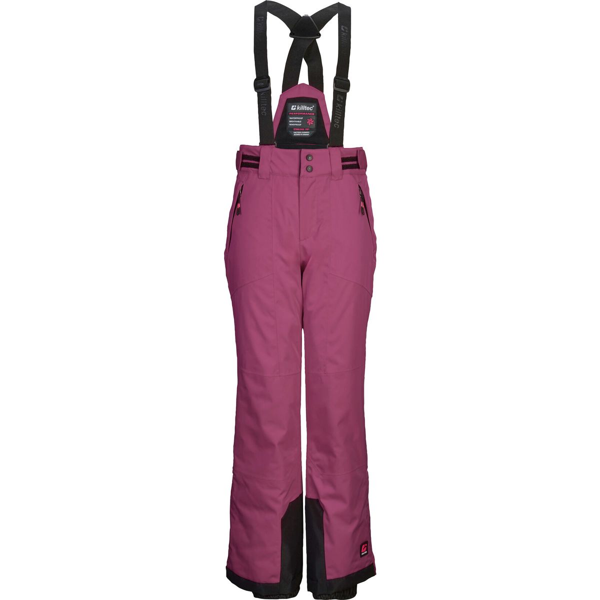 killtec KSW 198 Girls Ski Pants dunkel himbeere (00498) 164 43488-000-00498-164