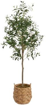 Kate and Laurel Oliveira Faux Olive Tree