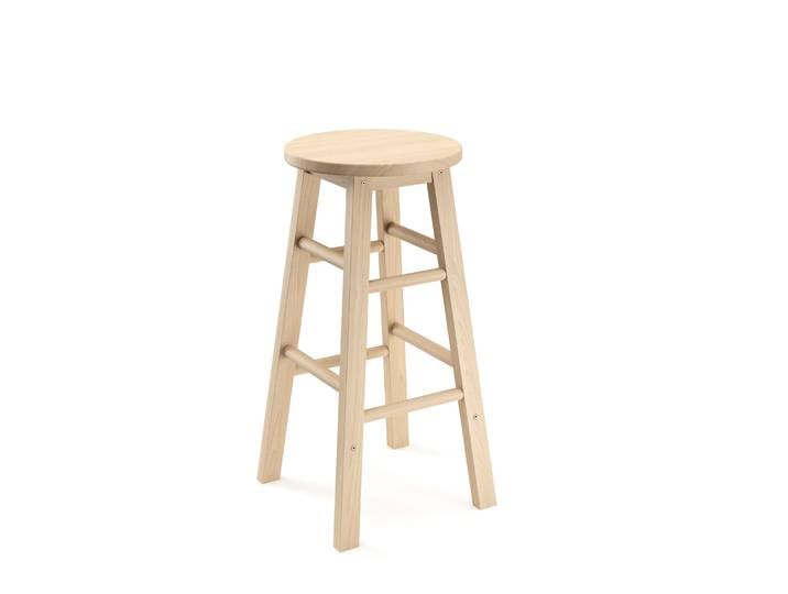 Barhocker Holz NORBERT 61 cm natur