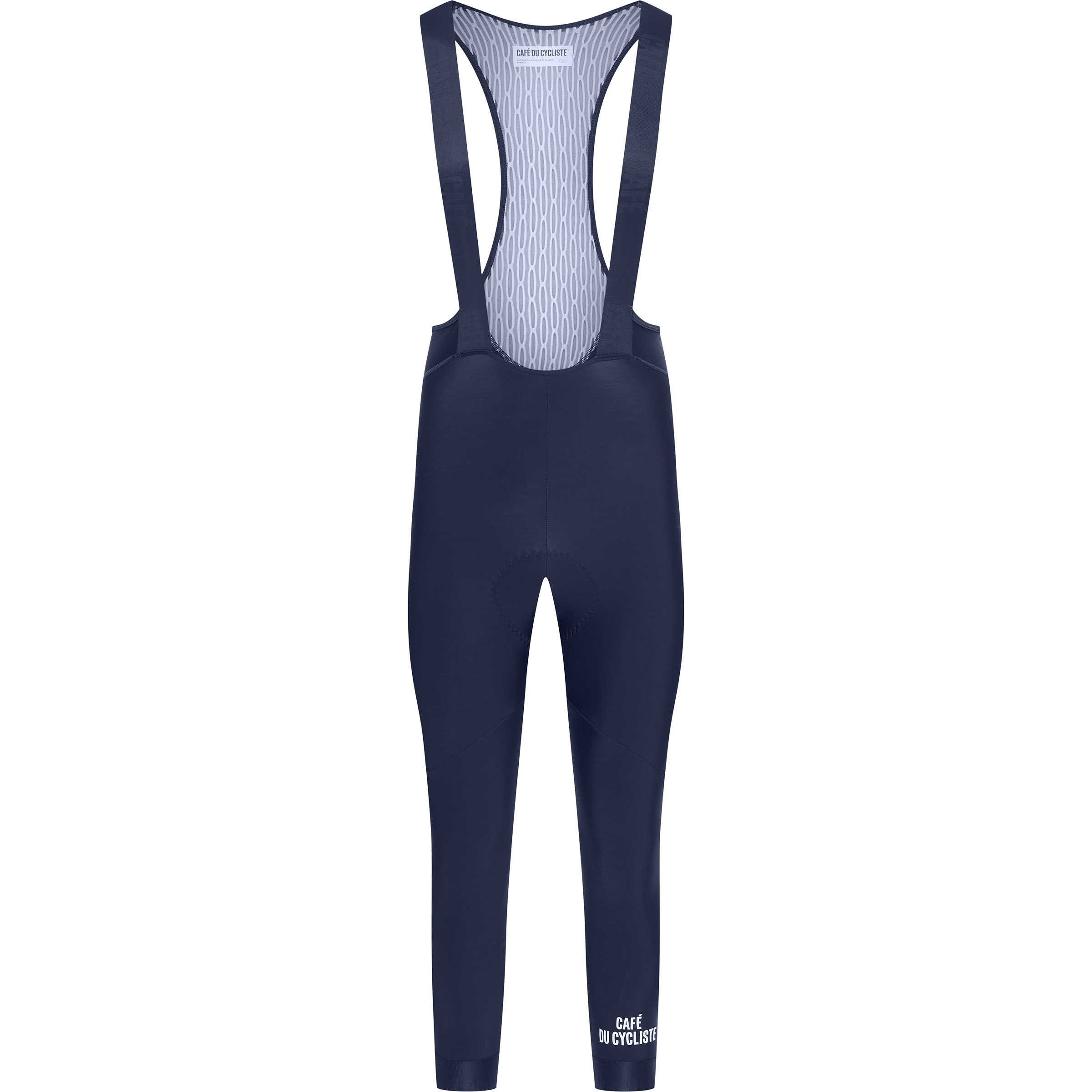 Café Du Cycliste Marie Bib lang Herren Fahrradhose blau Größe M Gravel | Rennrad Elastisch