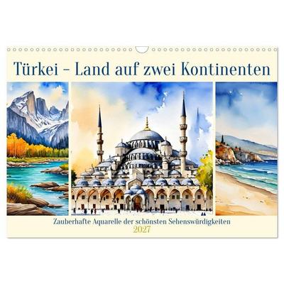Türkei - Land auf zwei Kontinenten (Wandkalender 2027 DIN A3 quer), CALVENDO Monatskalender