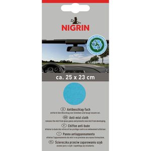 Nigrin Reinigungstücher 20907, Anti-Beschlag-Tuch, trocken, für Fahrzeugscheiben, einzeln verpackt, 1 Tuch