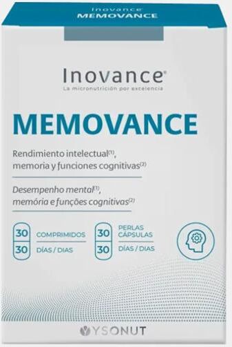 INOVANCE MEMOVANCE 30 COMPRIMIDOS + 30 CAPSULAS