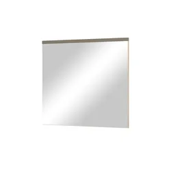 Spiegel 80 6 x 75 2 cm Classics , grau , Glas,Aluminium,Holzwerkstoff , Maße (cm): B: 80,6 H: 75,2 T: 2.5