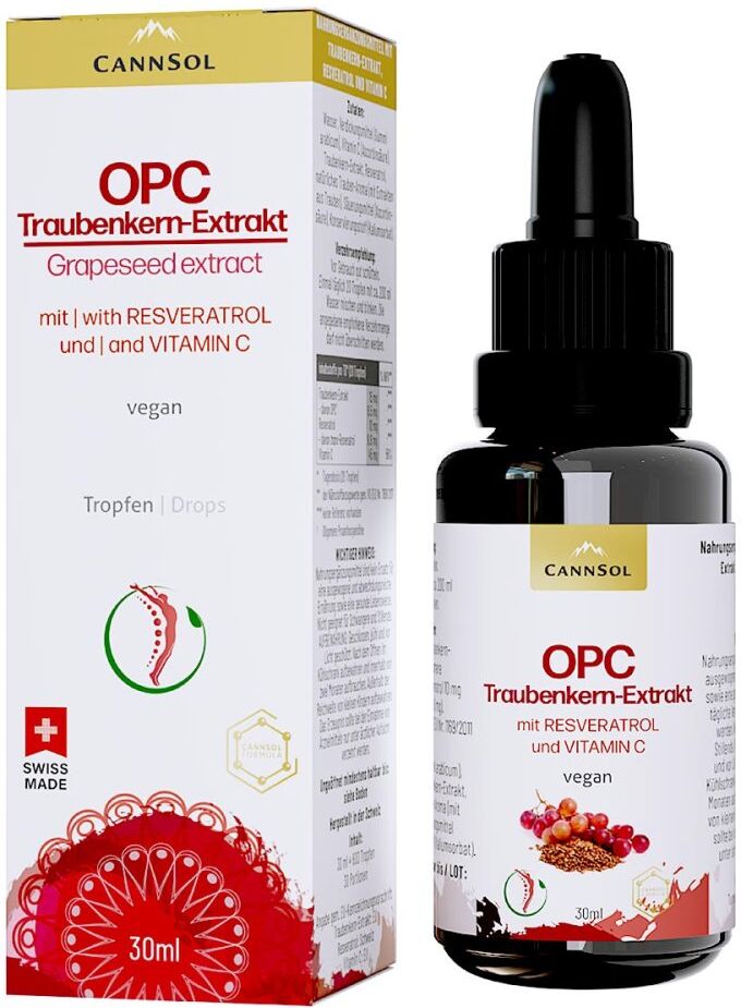 Cannsol OPC mit Resveratrol  und Vitamin C Tropfen
