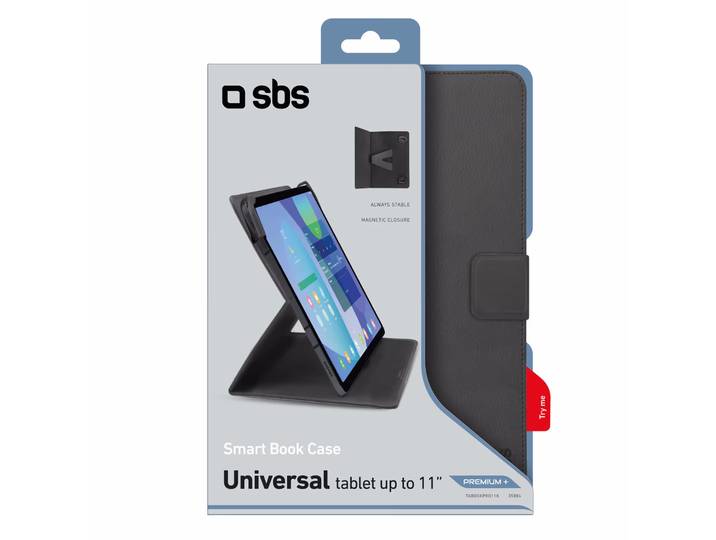 sbs Universal Book Pro case for Tablet up to 9 - 11 , black color Tablet Case – Android Tablet Zubehör – schwarz
