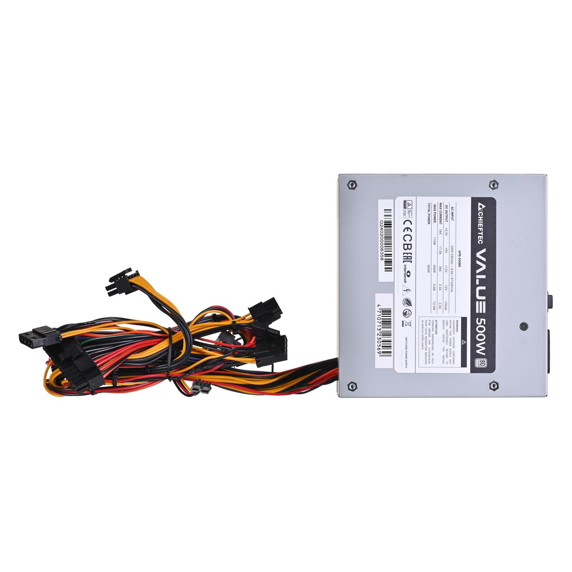 Chieftec VALUE SERIES APB-500B8 - Netzteil (intern) (500 W) (APB-500B8)