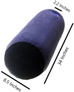 Youfap Market Inflatable Soft Relax Cushion, PVC Flocking Silicone Triangle Cylinder Pillow cylinder