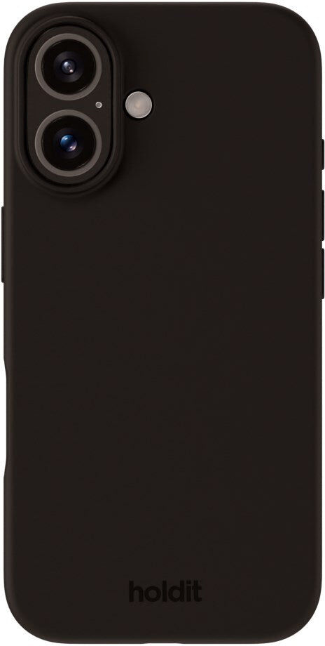 Holdit iPhone 16 Soft Touch Silikone Cover - Black