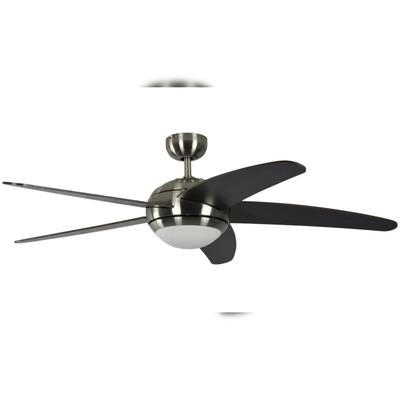 Pepeo Deckenventilator Melton Nickel / Wenge mit Licht 132