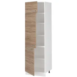 Vicco, Regal, Vorratsschrank R-Line, Sonoma/Weiss, 60 cm (57.20 x 60 x 206.80 cm)