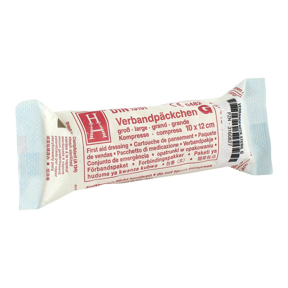 Brinkmann Medical ein Unternehmen der Dr. Junghans Verbandpäckchen steril 10 x 12 cm G 03160827