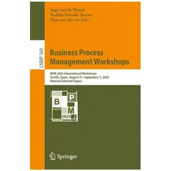 Business Process Management Workshops, Fachbücher von Han van der Aa, Bedilia Estrada Torres, Irene van de Weerd