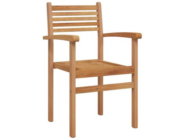 Stuhl 8 Stk. Braun Massivholz Teak Essstuhl für draußen, geschnitzte Armlehnen, rechteckige Form, wetterfest, Terrassen und Gärten