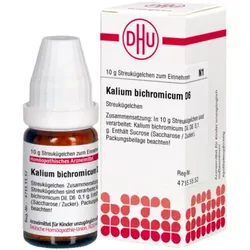 KALIUM BICHROMICUM D 6 Globuli 10 g