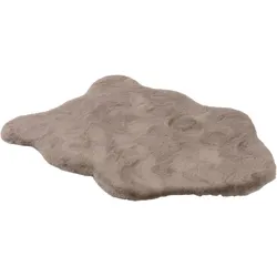 Schöner Wohnen Kollektion Kunstfell-Teppich Tender Design 190 Farbe 006 cappuccino shape 60 x 90 cm