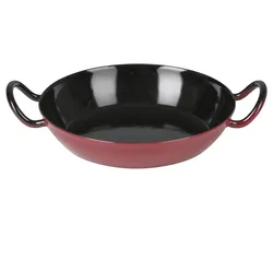 RIESS Schlemmerpfanne Ø24cm rot Emaille