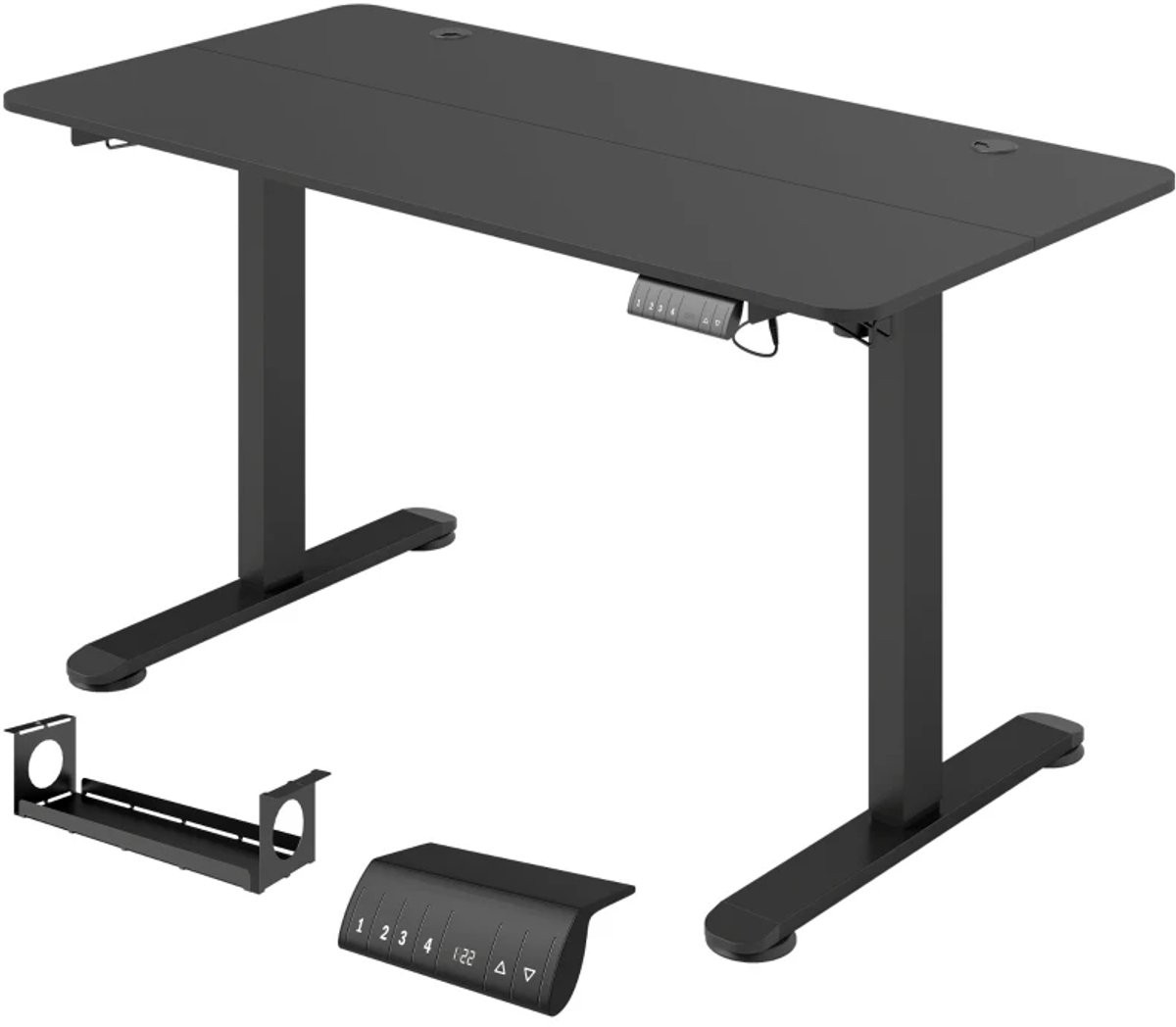 ZYLARO Zit-sta Bureau - Elektrisch Verstelbaar - Zwart