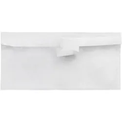 1000 Lieferscheintaschen, unbedruckt, PE-Folie, transparent 1/3 A4 | Breitseite