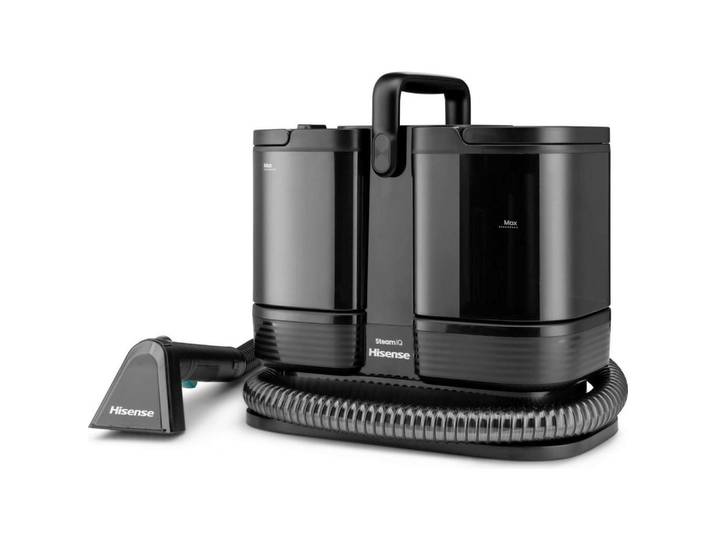 Hisense Dampfreiniger, Schwarz, 28.5x30.2x33.0 cm, Haushalt & Reinigung, Reinigung, Wischer