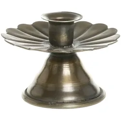 Chic Antique Kerzenständer für Spitzkerzen aus Eisen, Höhe 8,5, ∅ 6,5 cm