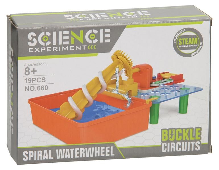 Lobbes Wetenschapsspeelgoed Spiral Waterrad Experiment Set voor Techniek