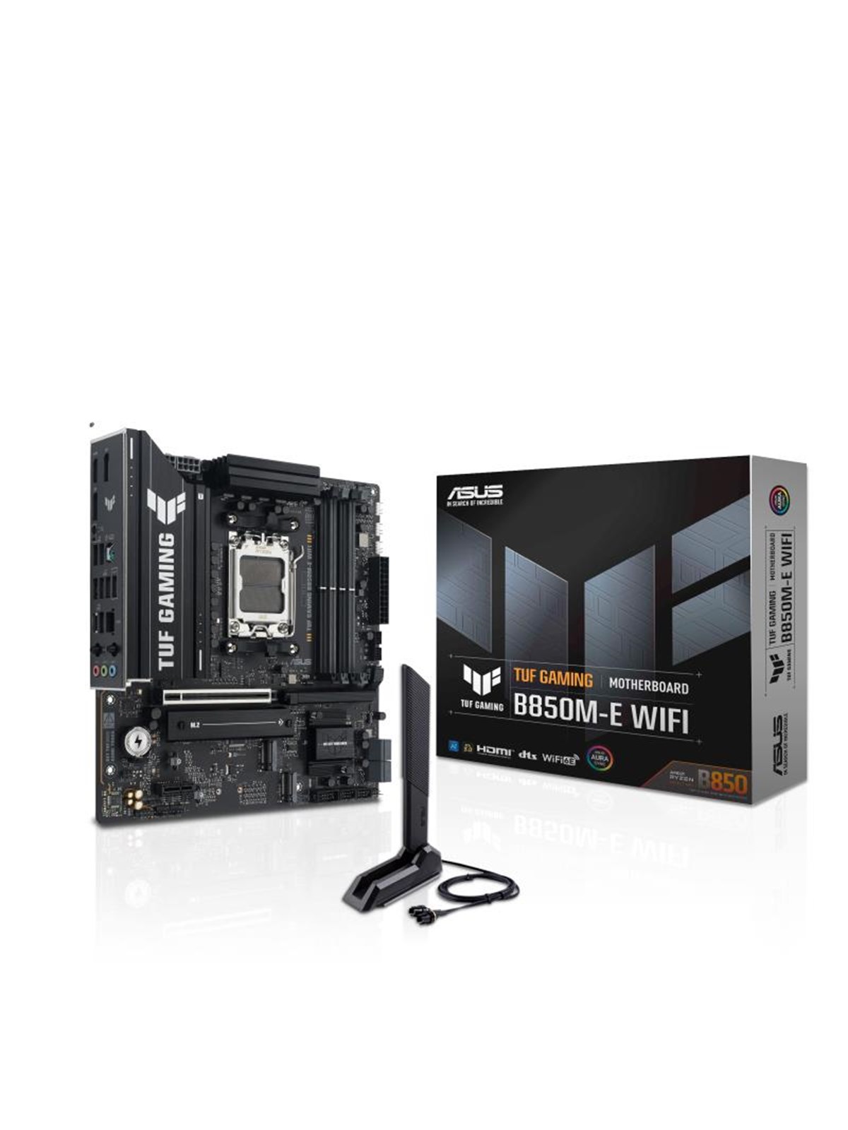 ASUS TUF GAMING B850M-E WIFI Mainboard - AMD B850 - AMD AM5 - DDR5 RAM - Micro-ATX
