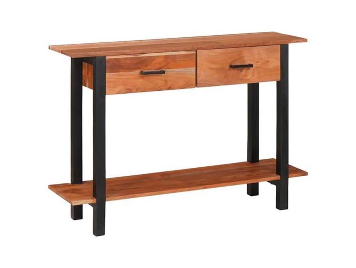 VIDAXL Table console en acacia massif 110 x 30 x 75 cm Marron