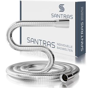 SANTRAS Duschschlauch My-Flex Premium, 13010-150, aus Kunststoff, Gewinde 1/2 Zoll, 1,5 m