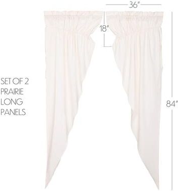 VHC Brands Simple Life Flax Swag Set - Swag 36x36x16 - Swag 36x36x16