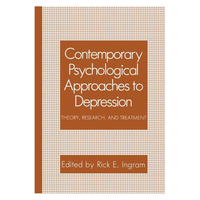 Springer Contemporary Psychological Approaches to Depression (Englisch, Rick E. Ingram) (55530960)
