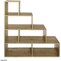 HTI-Living, Regal, Bücherregal Thekla 11430 (114 x 30 x 114 cm)