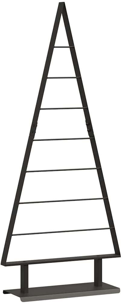 Metro Metal Christmas Tree with Stand steel Black 4.1' H