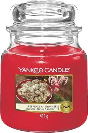 YANKEE CANDLE Peppermint Pinwheels 411 g