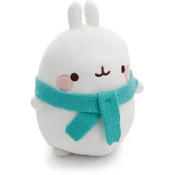 NICI Kuscheltier Molang mit Schal 24cm - weiß
