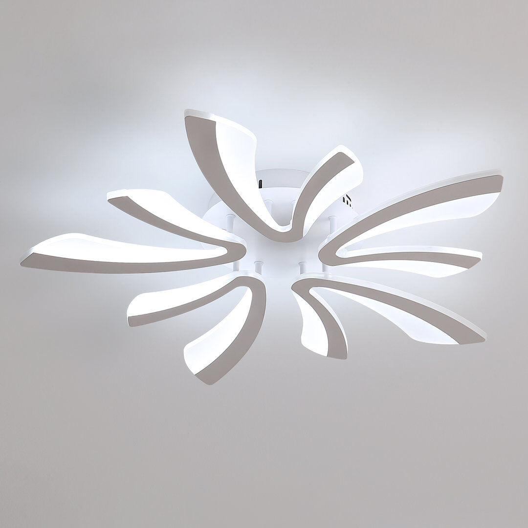 Ivy Bronx 5-Light LED Modern Creative Ceiling Lamp Warm Light Natural 10cm H X 72cm W X 72cm D