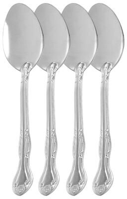 Gibson Home Abbie 4 Piece Stainless Steel Dinner Spoon Set - 7 x 1.5