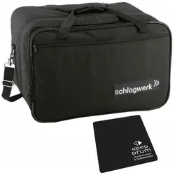 Schlagwerk TA-3 Tasche für Cajon mit Sitzpad (Cajon), Instrumententasche + Koffer, Schwarz