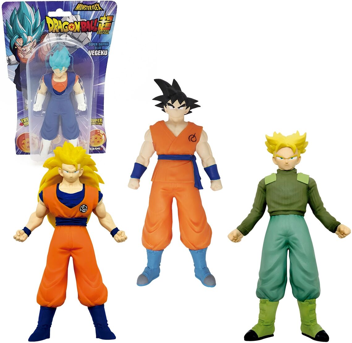 Bizak Figura elástica de los personajes de Dragon Ball modelos surtidos .