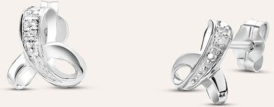 Stroili Orecchini Lobo Sophia Oro Bianco Diamante Collezione: Sophia Oro Bianco