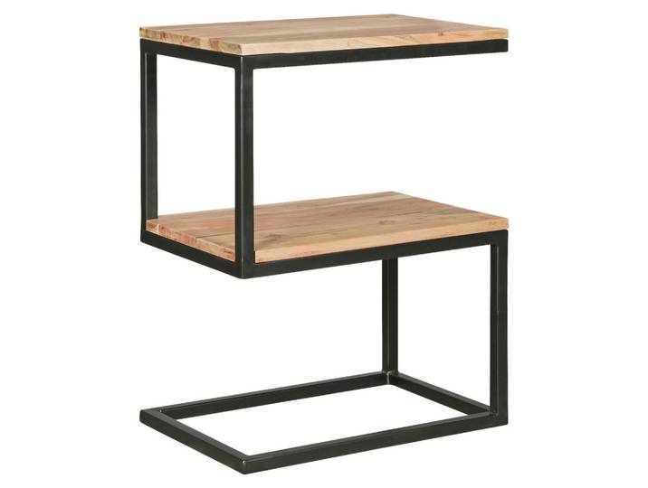 Mid.you Beistelltisch, Akazie, Holz, Akazie, massiv, rechteckig, eckig, 30x60x45 cm, Holzmöbel, Holztische, Beistelltische Holz
