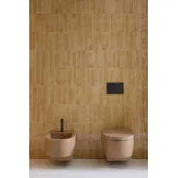 Duravit Balcoon Wand-WC 290609AM00 540 mm, Clay terra Matt, Tiefspüler, Spülrand: rimless, Inkl. verdeckte Befestigung, 4,5 l, Abgang: waagerecht