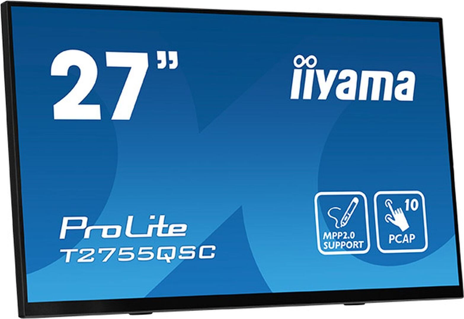 iiyama ProLite T2755QSC-B1, 68,6 cm (27"), 2560 x 1440 Pixel, Quad HD, LCD, 5 ms, Schwarz