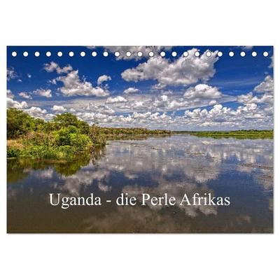 Uganda - die Perle Afrikas (Tischkalender 2026 DIN A5 quer), CALVENDO Monatskalender