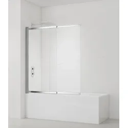 SAT Vision Badewannenabtrennung 140x120 cm SATVZVI120CRT