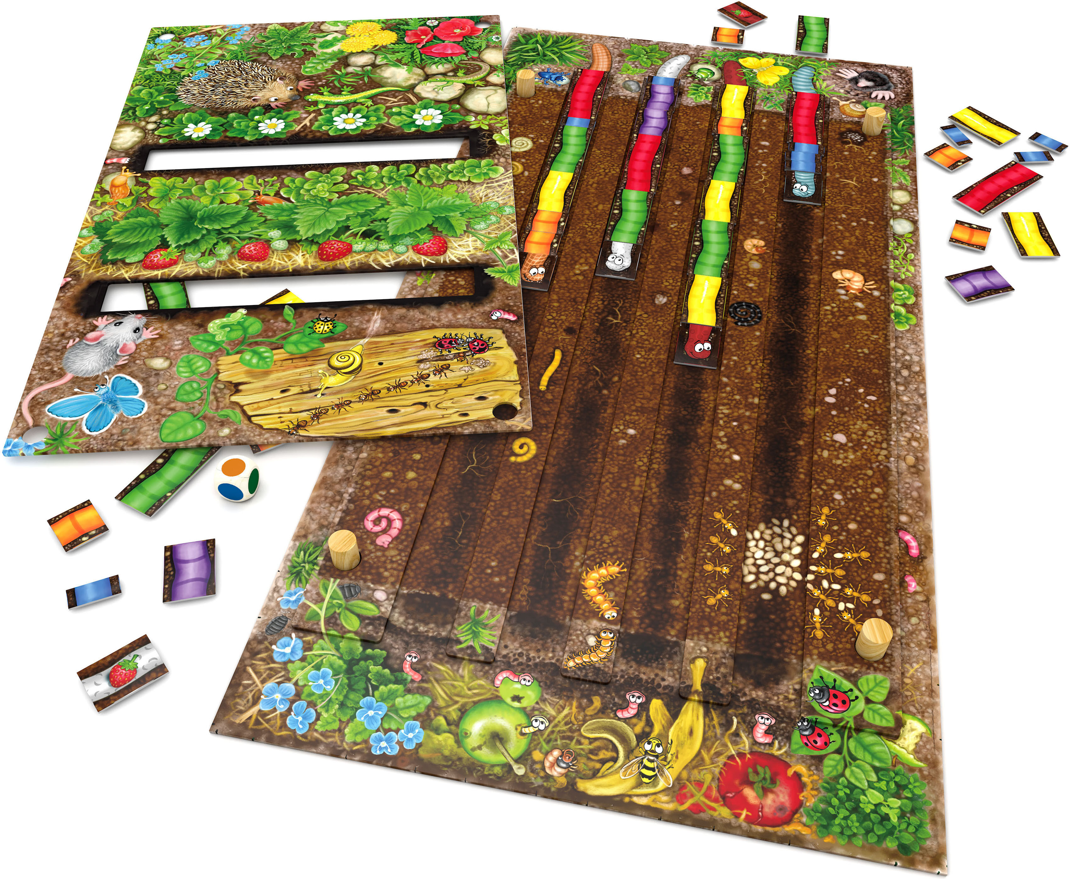 Spiel ZOCH "Da ist der Wurm drin", bunt, Spiele, Kinder, Spiel, Made in Germany