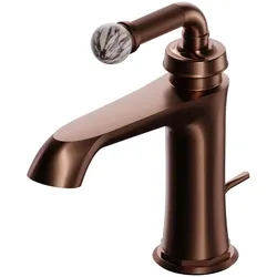 Steinberg Serie 355 Metamorphosis Waschtisch-Einhebelmischer, mit Ablaufgarnitur, Ausladung 130mm, 3551000BC, Farbe: Brushed Copper
