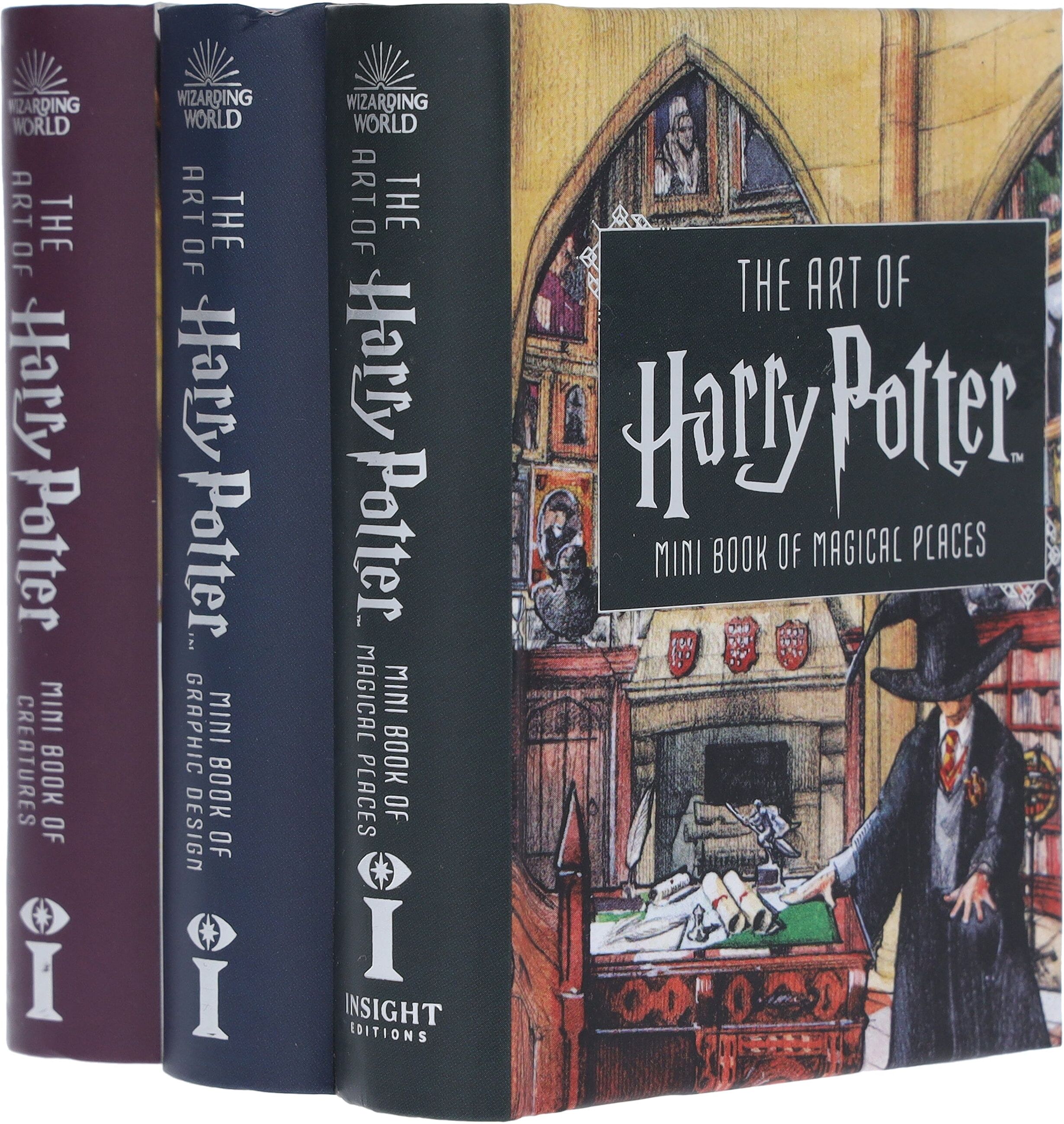 The Art of Harry Potter Series 3 Mini Books Collection Set - Ages 9+ - Hardback Insight Editions